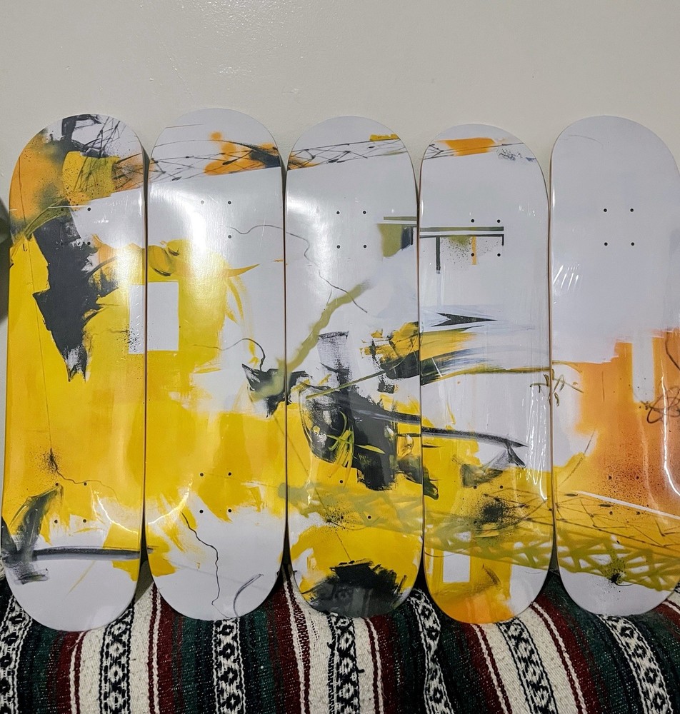 2018 Futura Laboratories x Alchemist Art Cafe Violent Treasure Skateboard Set