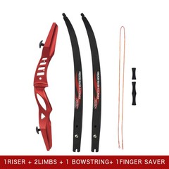 60″ Traditional Takedown Archery Recurve Bow 20lbs Longbow for Hunting Targeting