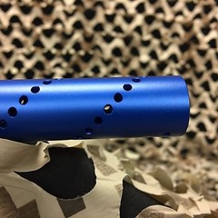 New GoG Paintball Smart Parts All American Freak Barrel Front – 14in – Dust Blue