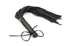 Horse Riding Crop Whip Training Equestrian Faux Leather 18 Inches Black