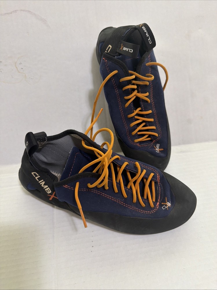 Climb X X-Factor Climbing Shoes Men’s US Size 10.5/UK 9.5 EU 44 Navy With Black