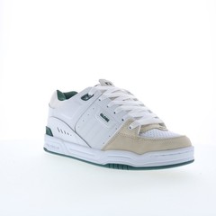 Globe Fusion GBFUS Mens White Leather Lace Up Skate Inspired Sneakers Shoes