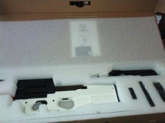 krytac airsoft custom p90 in Arctic white NIB