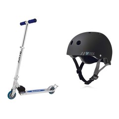 Razor AW Kick Scooter Blue FFP Steel/Blue Bundle with 80Six Dual Certified Ki…