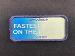 2025 New Balance Nationals Outdoor FASTEST PARTY ON THE PLANET Backpack Patch.