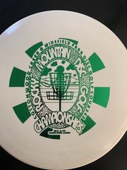 Vintage Discraft 1st Run MRX 170g w/ Rocky Mtn Disc Golf Champ Stamp and Mini