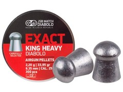 JSB Match 300 Count EXACT KING HEAVY Domed 6.35mm .25 Caliber Airgun Pellets