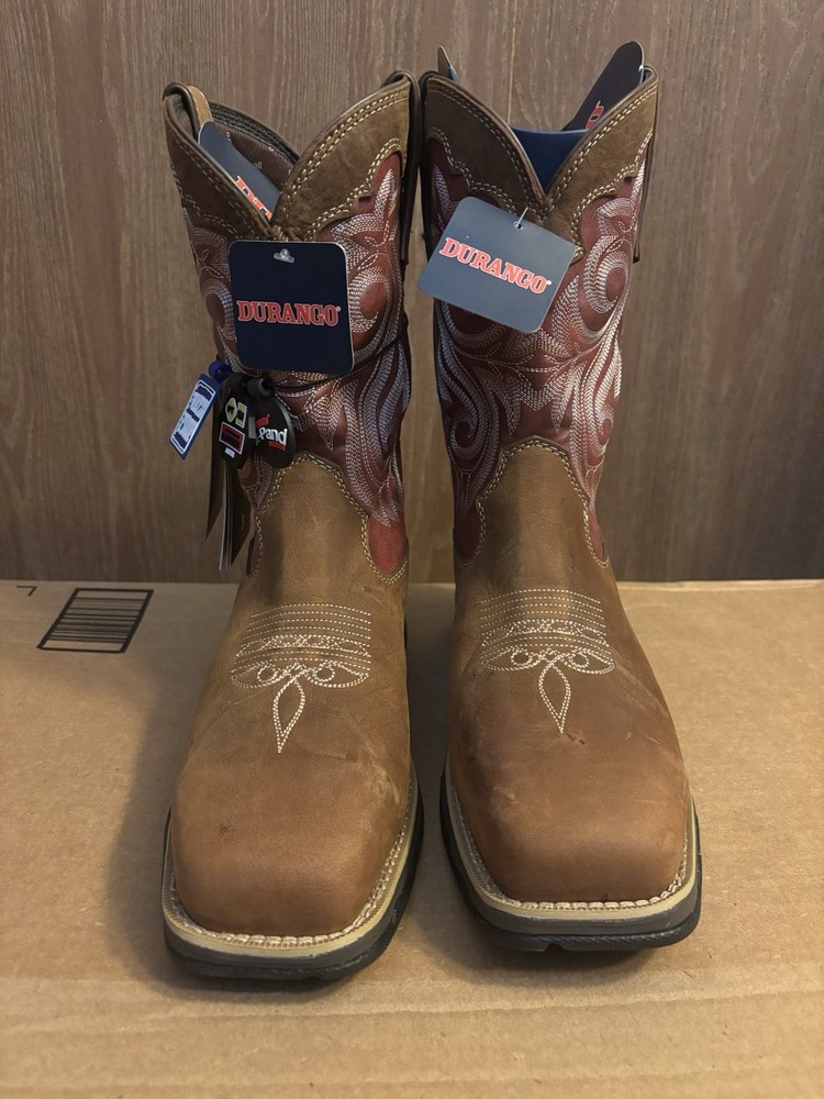 Durango Women’s Western Work Boots Waterproof EH Composite Safety Toe US 9