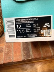 Nike SB Heritage Vulc Psychic Blue Coast White Gum Men’s Size 10 NIB Skate Shoes