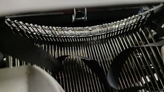 Vintage 1950s Royal FP Manual Desktop Typewriter Grey Magic Margin Restorers