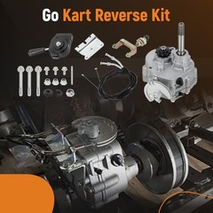 New Go Kart Forward Reverse Gear box w/ Shifter Assembly For 2HP-14HP 10T or 12T