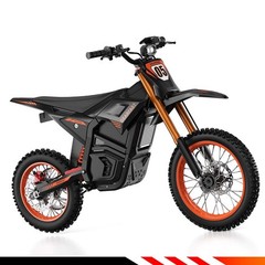 Dirt Bike 1200W 70V 20.8AH Electric Bike for Teens Adults Long Range 34.2 Miles
