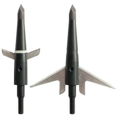 Swhacker 125 Grain 2.25″ Cut + 1 Practice Head & DVD (3 Pack), 1.75″, Black
