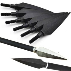 6/12X Archery Arrowheads 150grain Hunting Broadhead Screw Points Bow Arrow Shoot