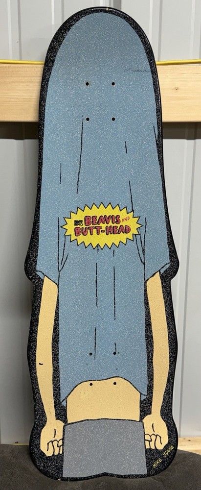 Globe x Beavis and Butt-Head Beavis Cornholio Shaped Skateboard Deck 10.25″ x 30