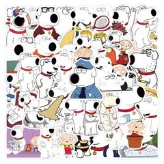 Mix 10/50 PCs Family Guy Luggage Notebook Laptop Car Sticker – No Duplicate