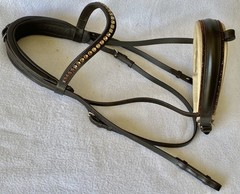STUNNING Otto Schumacher #2 Full Horse Comfort Crown BRIDLE~Swarovski Crystal