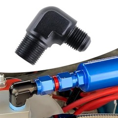 Male Flare to 3/8″ NPT 90 Degree Fitting Adapter 6AN 6AN to 3/8 NPT