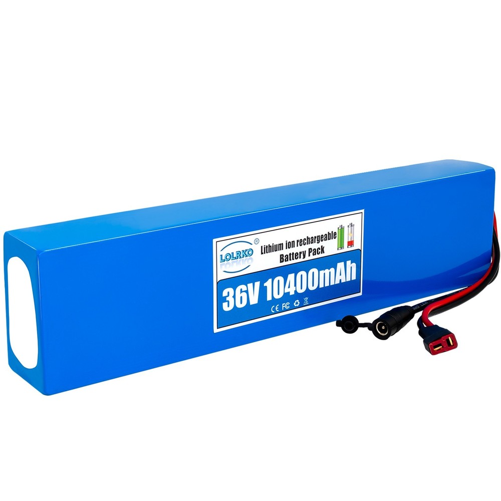 36V 10Ah Lithium Battery Pack Rechargeable for Compatible 36V Electric System