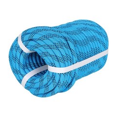 3/8″ × 100′ Arborist Tree Rope Braid Polyester Rope Blue & Black