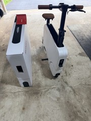 Honda Motocompacto Folding Seated Electric Scooter 490W Adult White/Black