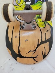 Rare Kryptonics Rat Fink style 23″ in skateboard. Nice piece