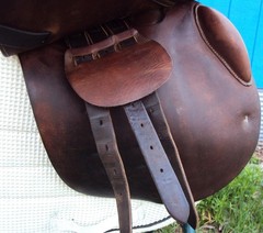 RARE CROSBY MILLER English Sofride Saddle-CENTENNIAL- 16.5″-GREAT! Cross Country