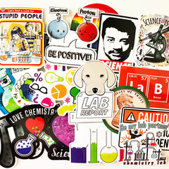 51 Science Dr Stone Anime Chemistry Physics Engineering Laptop College Stickers