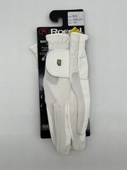 Roeckl Sports Roeck-Grip Equestrian Riding Gloves – White Size 6.5