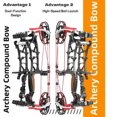 Archery Compound Bow Set 80% Let-Off CNC 30-75lbs HuntingCompetitive Shooting