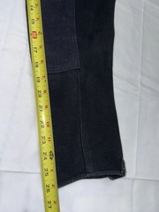 On Course Womens 32R (32 in Waist) Black Belt Loop Equestrian Riding Breeches