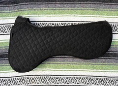 Total Saddle Fit – English – SQUISH PAD – Dressage – Medium (17.5-18″) – Black