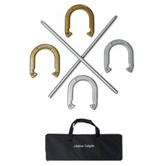 Pro Horseshoe Set – Powder Coated Steel with Carry Case by Trademark Innovati…