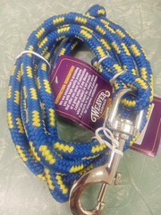 NWT Weaver Leather Rope Sheep & Goat Halter & Snap, Black. Multicolor, Blue