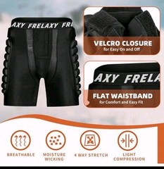 Frelaxy Padded Protective Shorts Size Medium Skater Ski Snow Bike