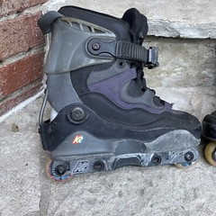 Vintage Pat Lennen K2 Aggressive Inline Skates Blades Skate US Mens 7