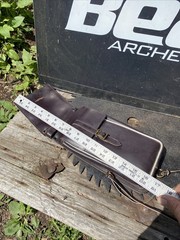 DARTON Archery Hip Quiver Brown Excellent Vintage Right Hand Pocket