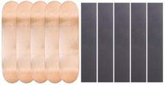 Cal 7 Maple Skateboard Deck Multi-Color 7.75″ 8″ 8.25″ 8.5″ w/Grip Tape 5 Pack
