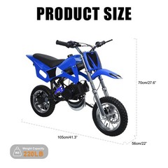 50cc 2 Stroke Kids Gas Dirt Bike – Multi Colors