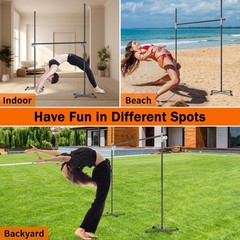 Limbo Game – Alloy Steel Heavy Duty Limbo Game – Easy to Install Limbo Stick …