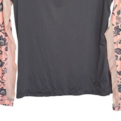 Kastel Denmark 1/4 Zip Sun Shirt Small Equestrian UPF 30 Floral Outdoor L/S NEW