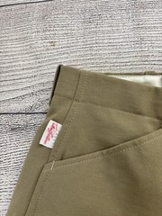 THE TAILORED SPORTSMAN Trophy Hunter Womens Sz 28 Long Khaki Knee Patch Breeches