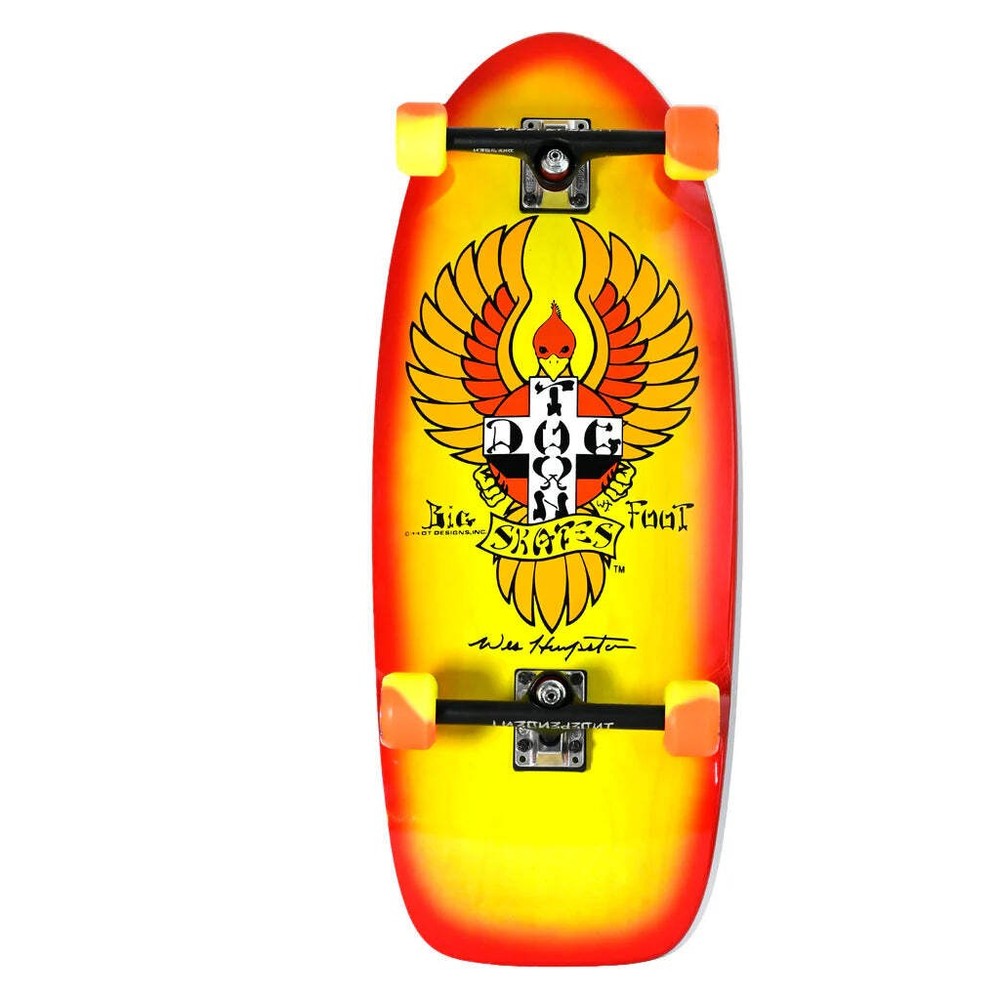 Dogtown Complete Skateboard Big Foot OG 70s Rider Orange Red Fade 11.788