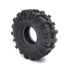 AXSPEED 4pcs 1.0inch Rubber Tires, RC Crawler Wheel Tires Tyres 62mm for 1/18…
