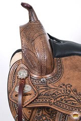 21HS HILASON Western Horse Saddle American Leather Flex Tree Trail & Pleasure
