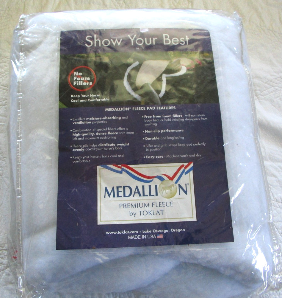 NEW MEDALLION TOKLAT ORIGINALS NON SLIP ENGLISH PAD 20-419-16, 16.5″X17″