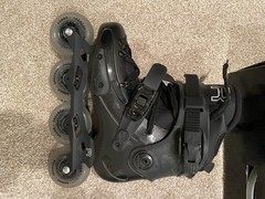 FR FR2 80 Black Urban Inline Skates EU Size 40/US 7.5 Men’s