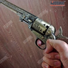 SuperNatural Western Cowboy Black Powder Outlaw Revolver Pistol Replica