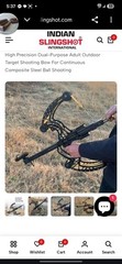 High Precision Adult Outdoor Hunting Slingshot Bow Compound Laser sight included