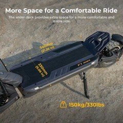 Ausom F1 Max Adult Electric Scooter,2*1400W Motor,100km Max Range,Uphill 72%